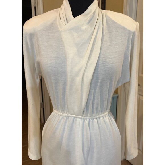 VTG J. Ellis Fit & Flare Midi Dress w/Elastic Waist Cotton Blend Women's Size XS - Picture 8 of 16